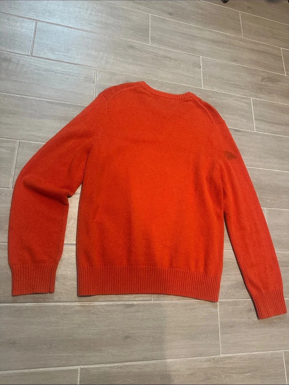 Banana Republic Men's Crewneck Sweater in Orange